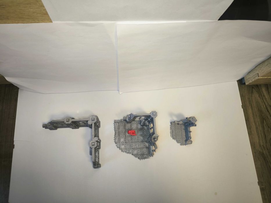 Duża gotycka ruina SCI-FI RPG Diorama Makieta