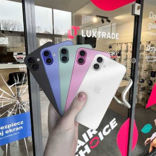 JAK NOWY | IPHONE 16 128GB/256 | 2 lata gwarancji! | Różne kolory
