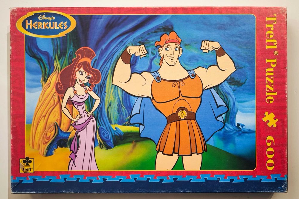 Puzzle TREFL 600 Hercules vintage kolekcjonerskie