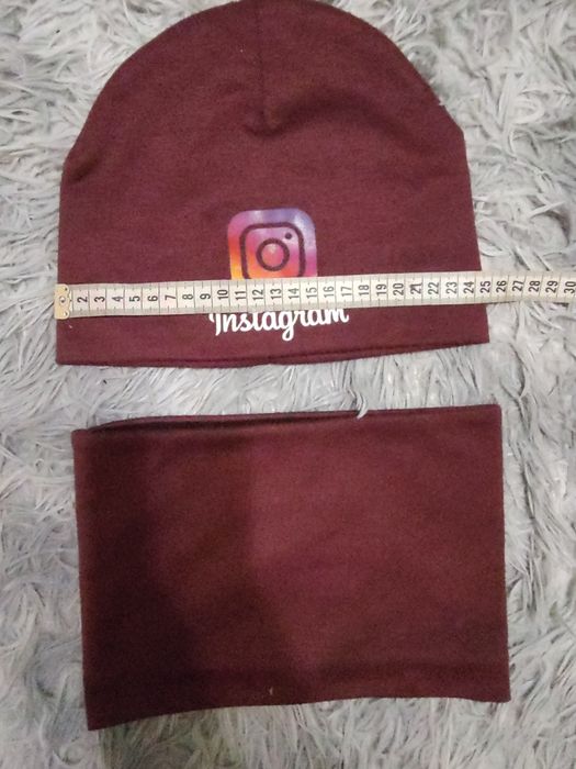 Шапка+бафф для дівчинки