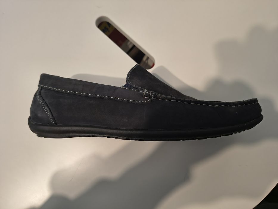 Mokasyny męskie Venezia granatowe