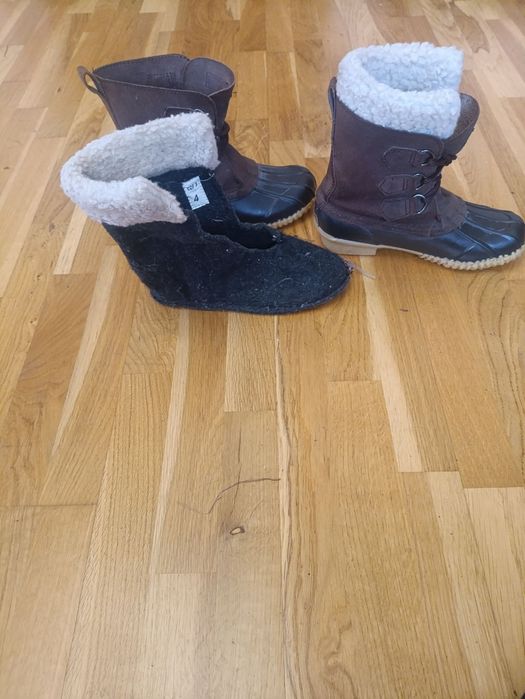 Сапожки Duckshoe 38р 24см зимние женские сапоги ботинки ecco