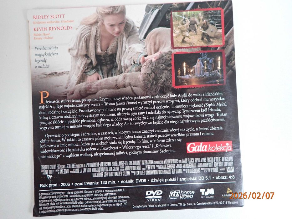 Film DVD - Tristan i Izolda