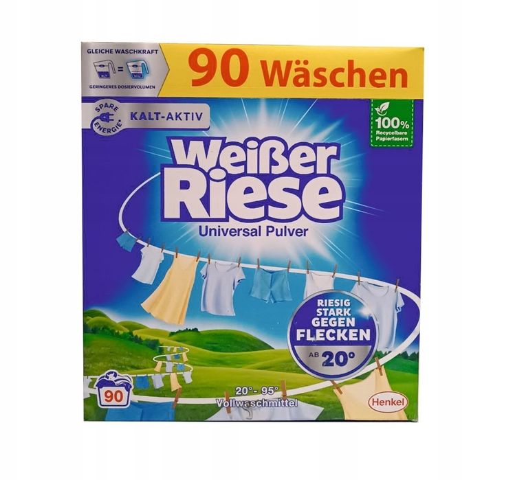 Proszek do prania WeiBer Riese Universal 90 prań 4,5kg DE