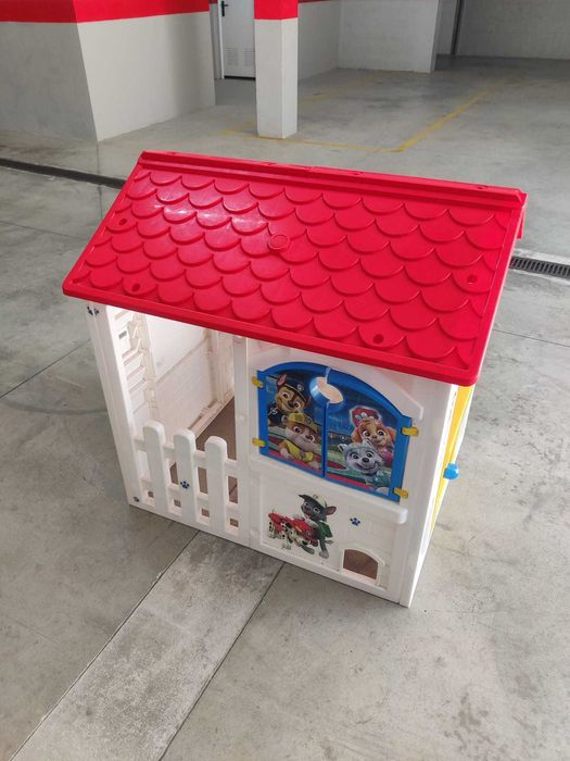Casa de brincar Patrulha Pata Chicos - completa com caixa