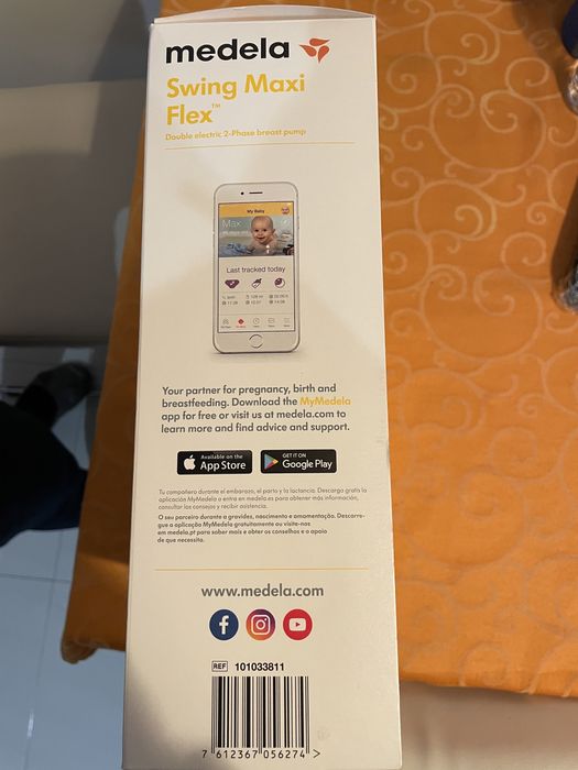 Extractor de leite elétrico doble Swing Maxi Flex Medela