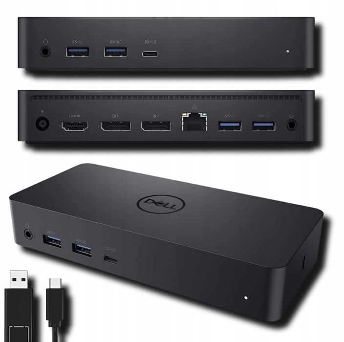 Stacja Dokująca Dell D6000 USB-C USB 3.0 HDMI 2x DP -  RJ45 + zasilacz