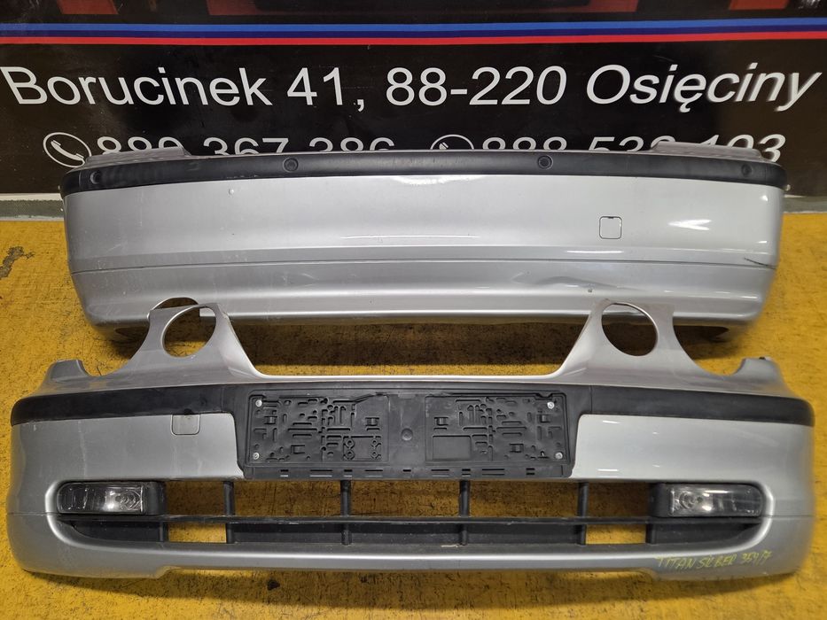 BMW E46 Compact Zderzak Przedni Przód Titansilber 354/7 Stan BDB Kompl