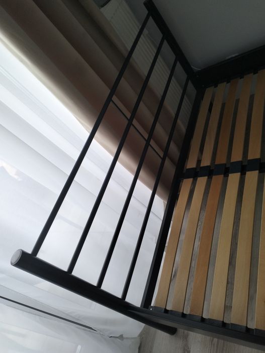 Łóżko sypialniane metalowe 160x200