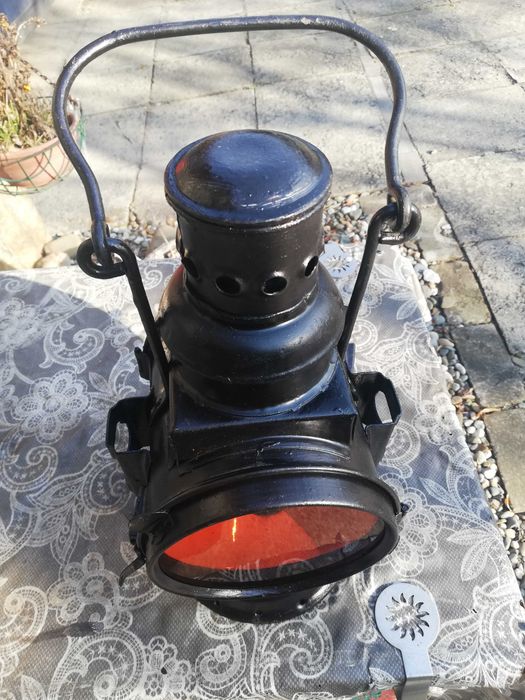PKP lampa kolejowa naftowa.