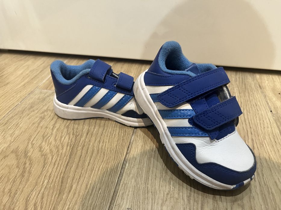 adidas Snice 4 CF I S81485 rozmiar 23– dziecięce, niebieskie, na rzepy