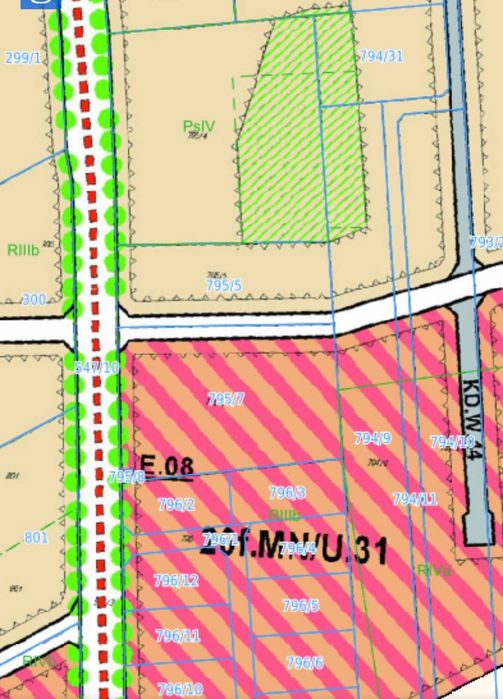 Działka budowlana Koszalin ul. Jamneńska, MPZP, możliwy dach płaski