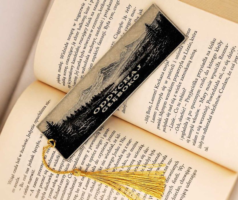 Zakładka do ksiązki - Druk 3D PLA - Idź w góry!