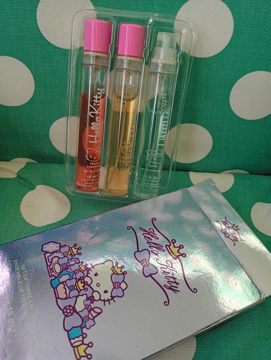 Avon perfumetki hello kitty zestaw 3 sztuk