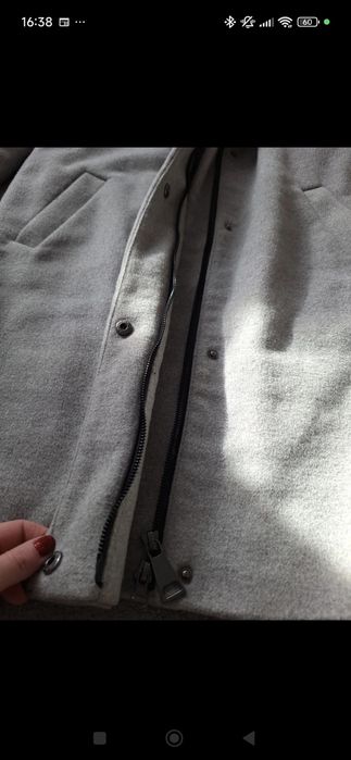 Płaszcz damski szary zimowy  xs