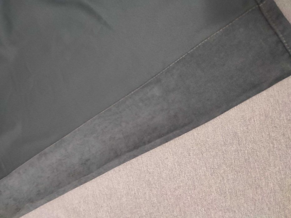 Комплект штор темно- сірого кольору