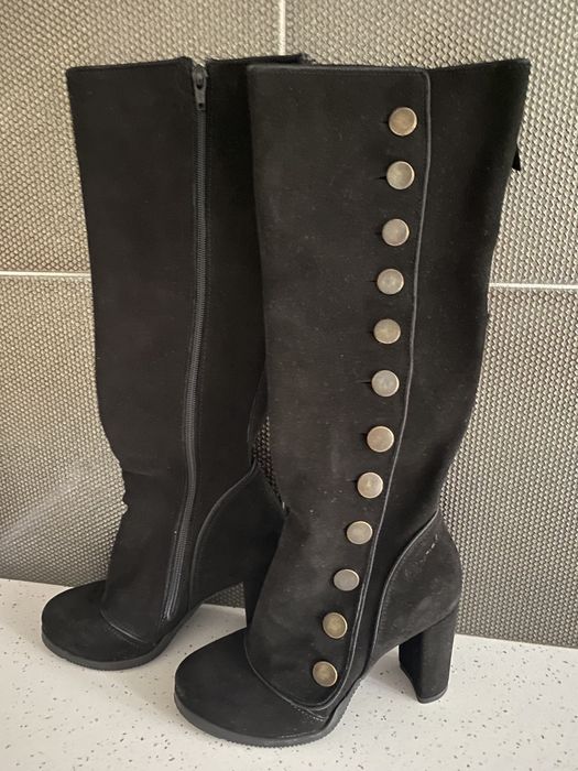 Buty / Kozaki Czarne - Beyco Pisarek - rozm. 35/36