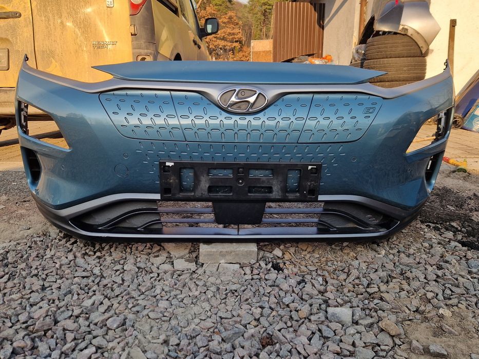Hyundai kona electric бампер передній, взборі.