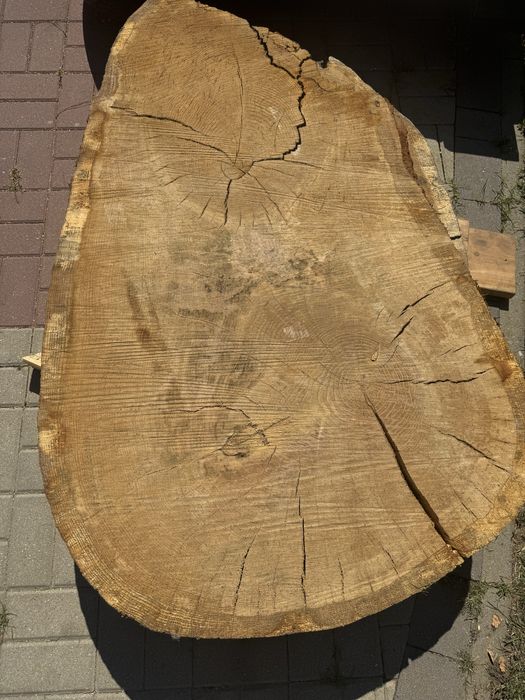 Plastry dębowe stolik tanio !