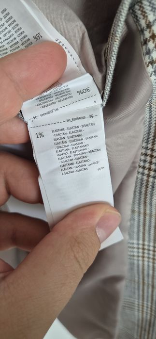 Marynarka męska M slim fit linen blend