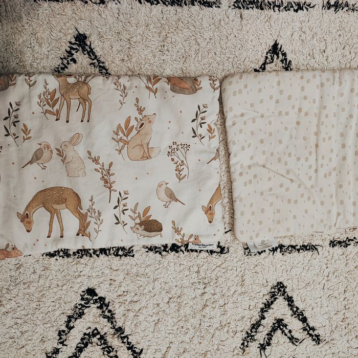 Pościel dla dziecka z wypełnieniem 100×75 cm + prześcieradło 140x70