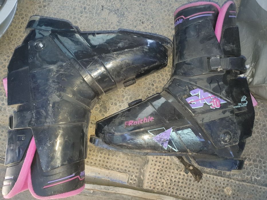 Narty 4 pary używane stan db