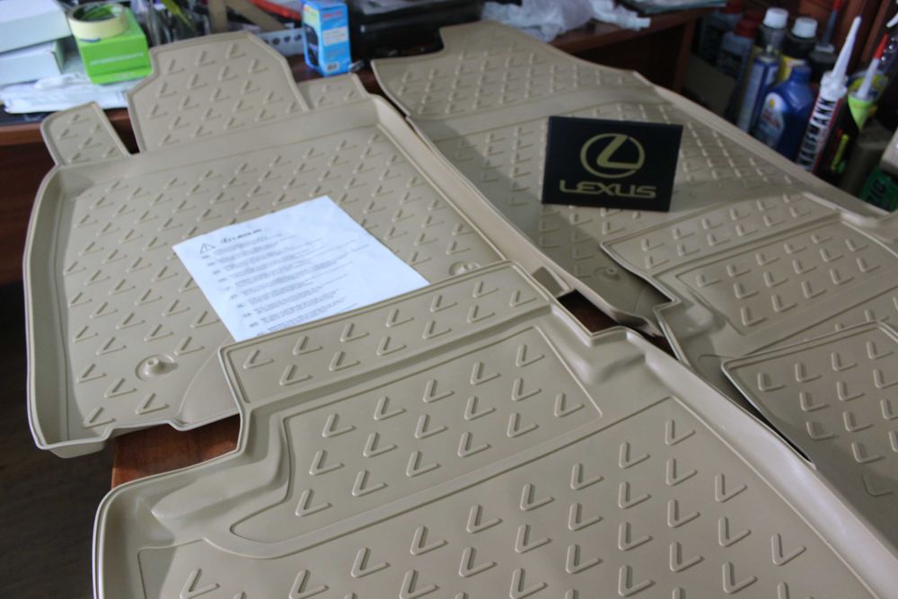 Новые ковры! LEXUS ES  Оригинальные резиновые Коврики JAPAN