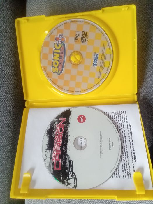 Jogos PC-- NFS most wanted e Sonic