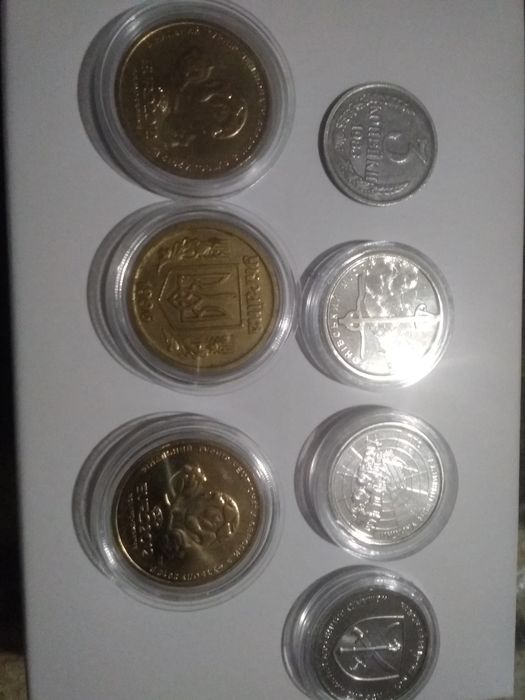 Монеты украины штемпельный сохран