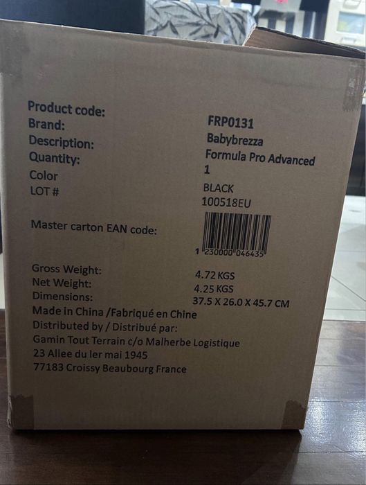 Baby Brezza Formula Pro Advanced All Black
