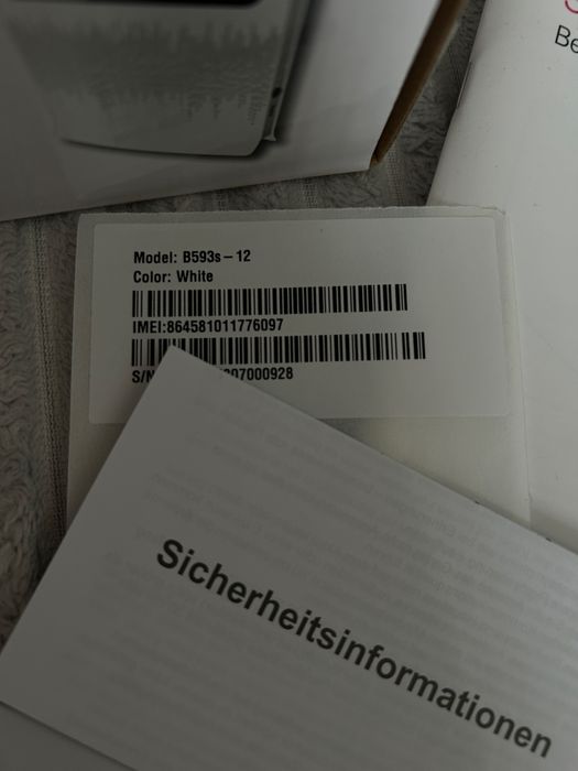 Router huawei model B593s-12