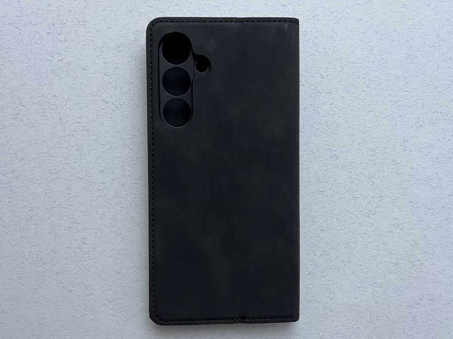 Samsung Galaxy S24 FE чохол книжка еко шкіра слоти для карт чехол