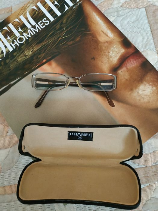 Chanel 2118 c.108 gunmetal olive прямокутні окуляри 50-16 135