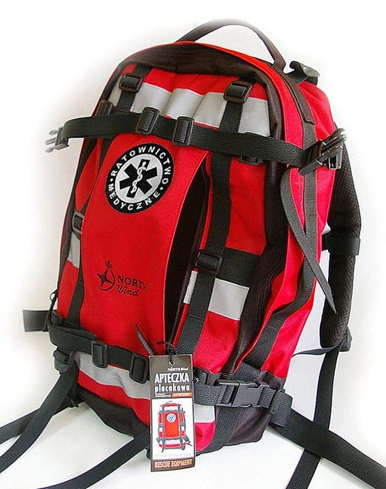 Apteczka plecakowa z wyposażeniem AP20/3P CORDURA NorthWind odblaskowa