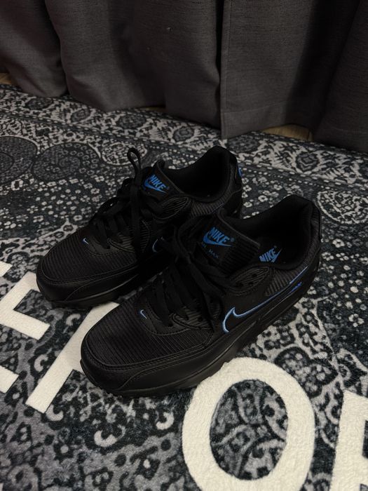 Кроссівки Nike Air Max 90 Оригінал Azure Shadow Black (41-45 розмір)