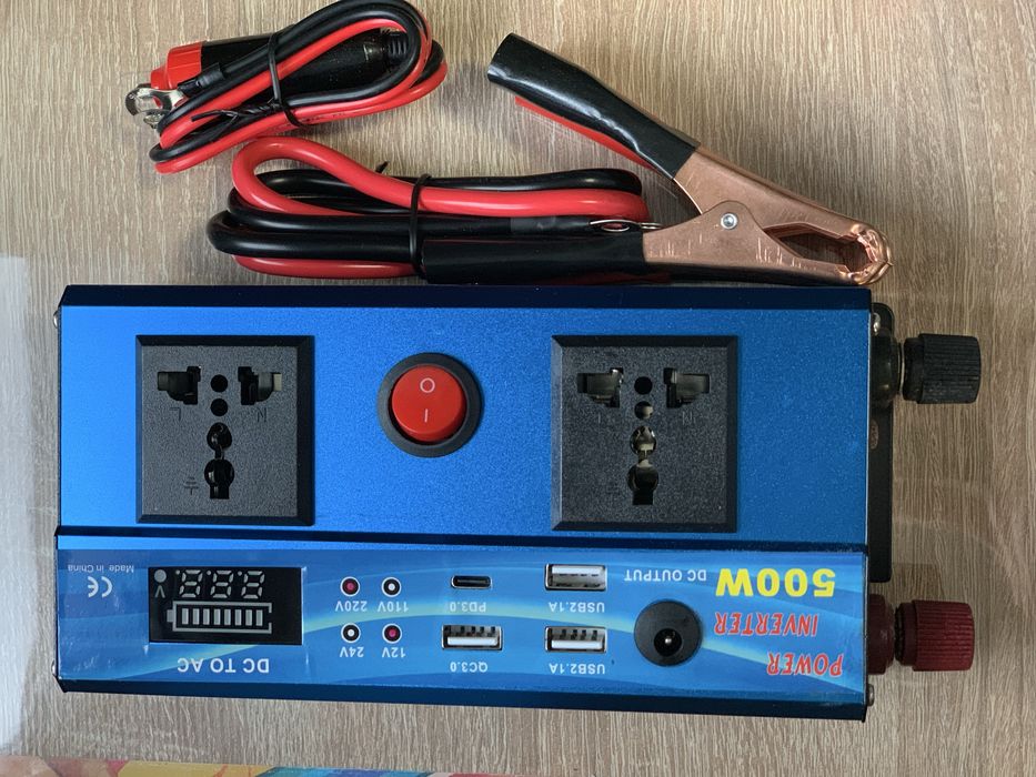 Інвертор (перетворювач напруги) 500W