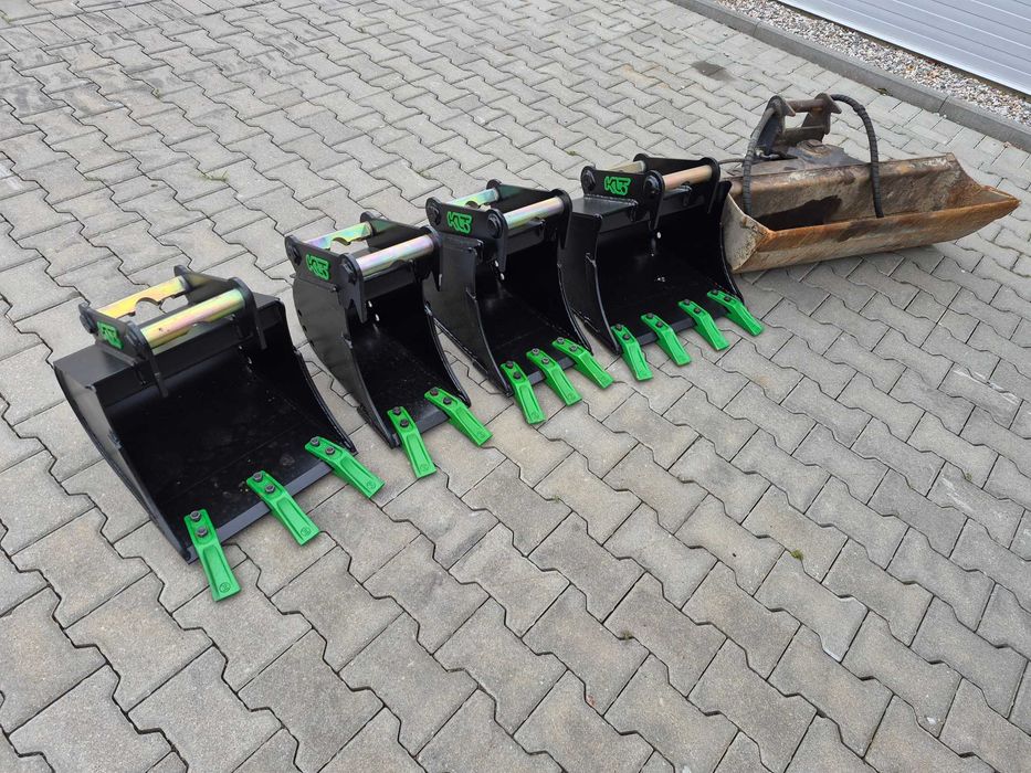Wynajem - Minikoparka Yanmar SV17VT z wiertnicą hydrauliczną, kompletem łyżek i przyczepą – wypożyczalnia sprzętu - wypożyczalnia samochodów.