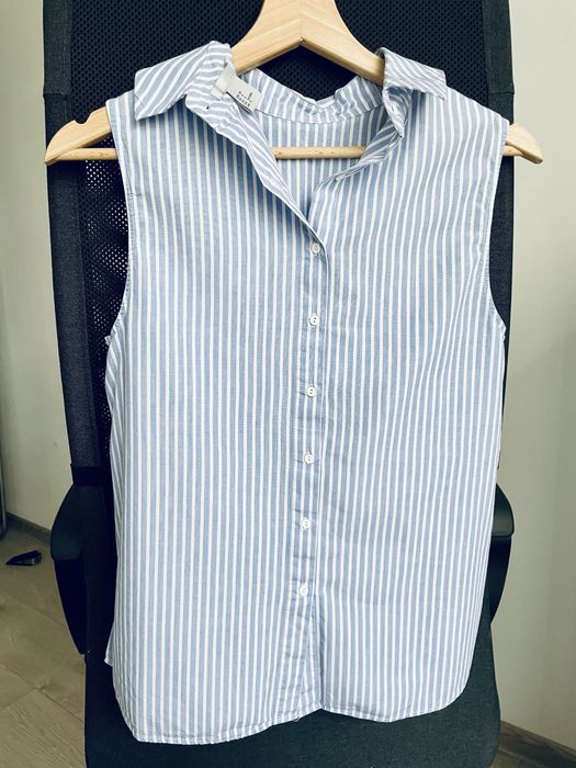 damska koszula z guzikami na plecach h&m