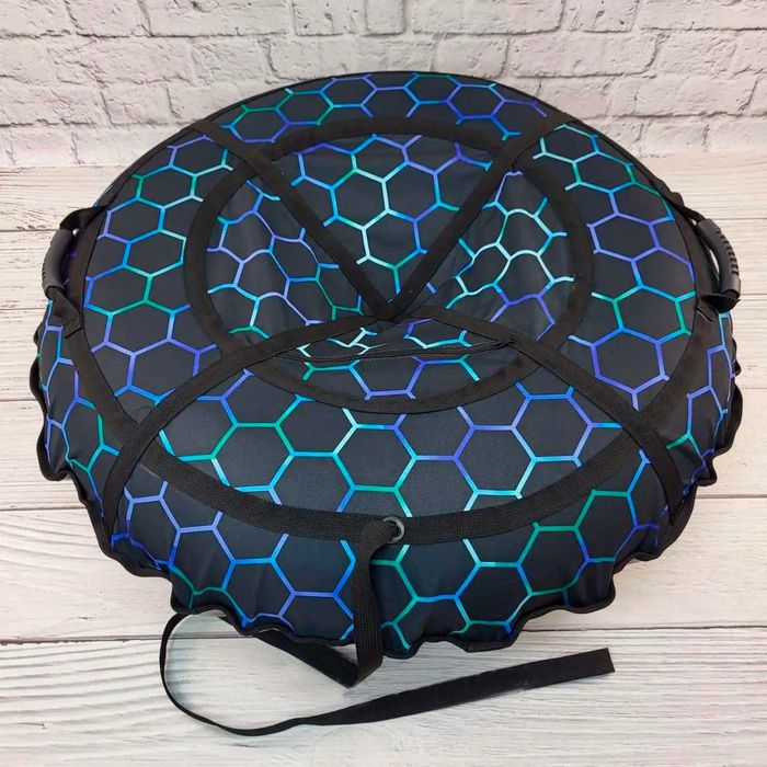 Надувні Санки Ватрушка 100-120см Тюбінг Тюбинг Сині Зірки 2026