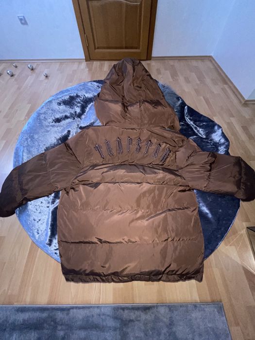 Trapstar Irongate Hooded Puffer Jacket Brown 8 000 грн. Пуховики та