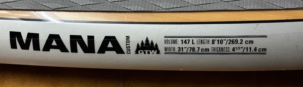 SUP Board Naish Mana GTW Custom 8’10”x31”