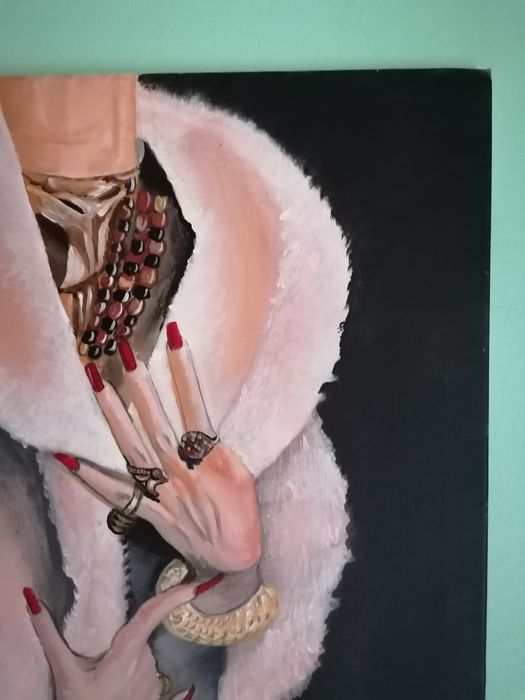 Luxo- Obra de Acrilico em Tela