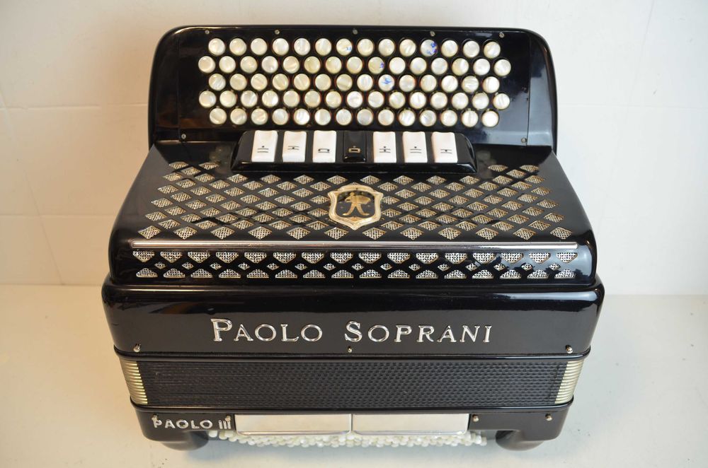 Acordeao Paolo Soprani 3 Voz 96 Baixos, N . 375