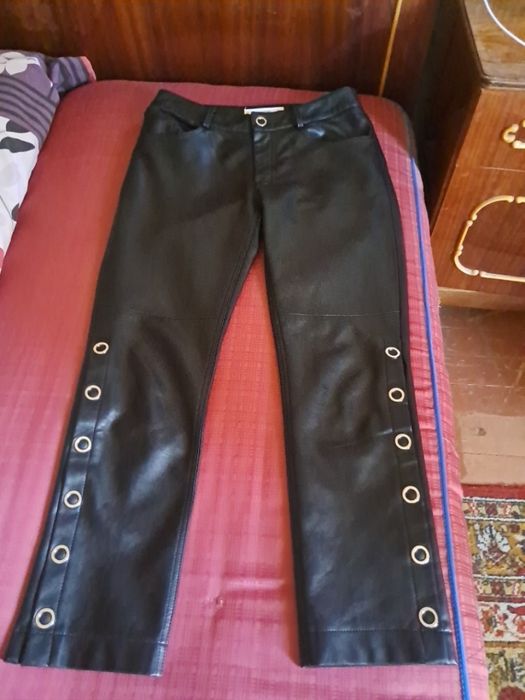 Брюки Mango экокожа