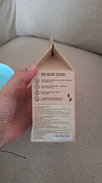 Biberão NUK For Nature 150 ml – 0m+ com Tetina Silicone