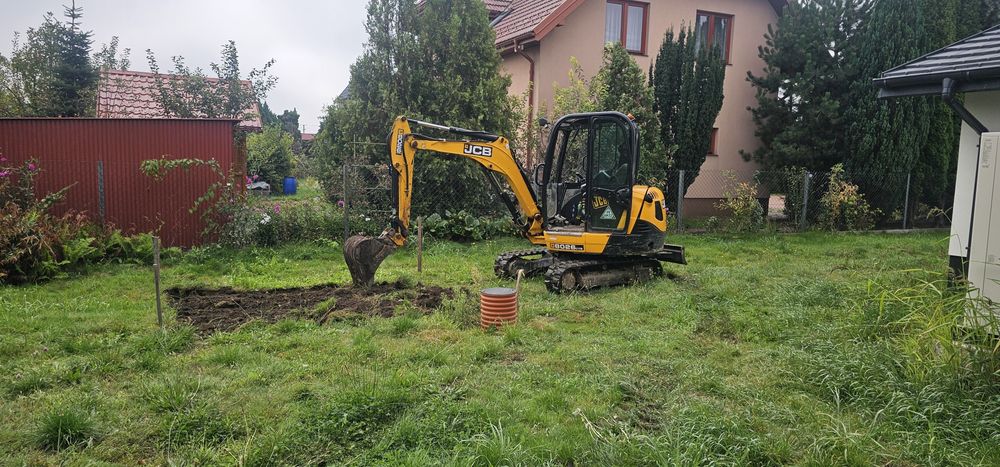 Usługi minikoparką, Wykopy, utwardzenia dróg, drenaże