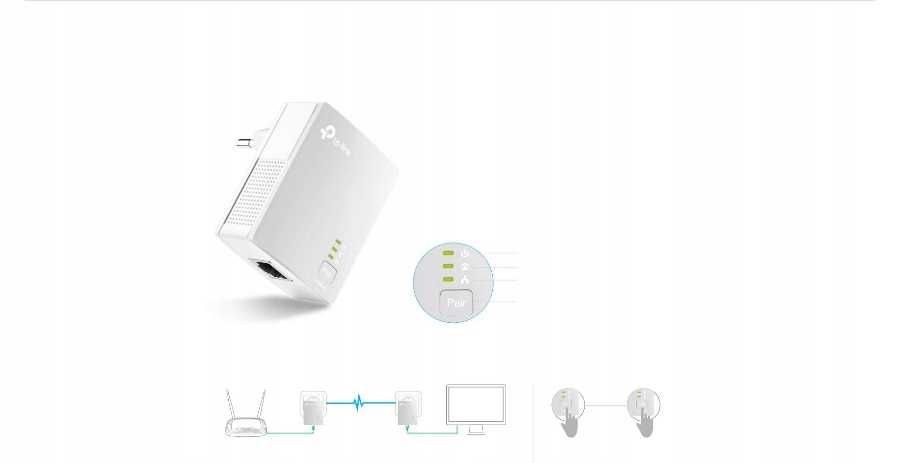 Transmiter sieciowy Power Line TP-Link TL-PA4010 KIT AV600