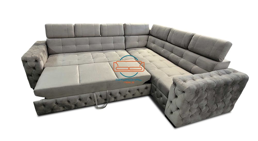 PRODUCENT !!! narożnik glamour pikowany NR. 37/2024