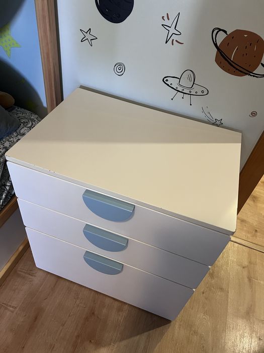Conjunto de Quarto de Criança – Cómoda + Armário Suspenso