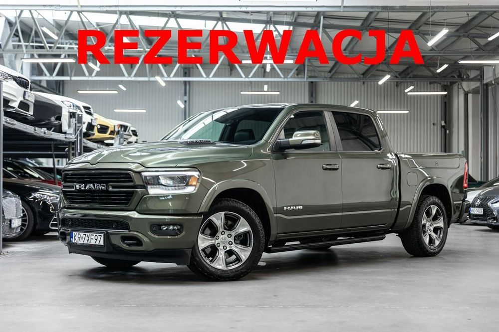 RAM 1500 5.7 V8 HEMI Laramie Crew Cab. Salon Polska. Bezwypadkowy. FV 23%